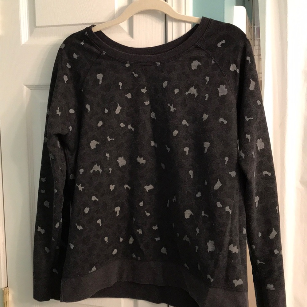 Leopard print sweatshirt